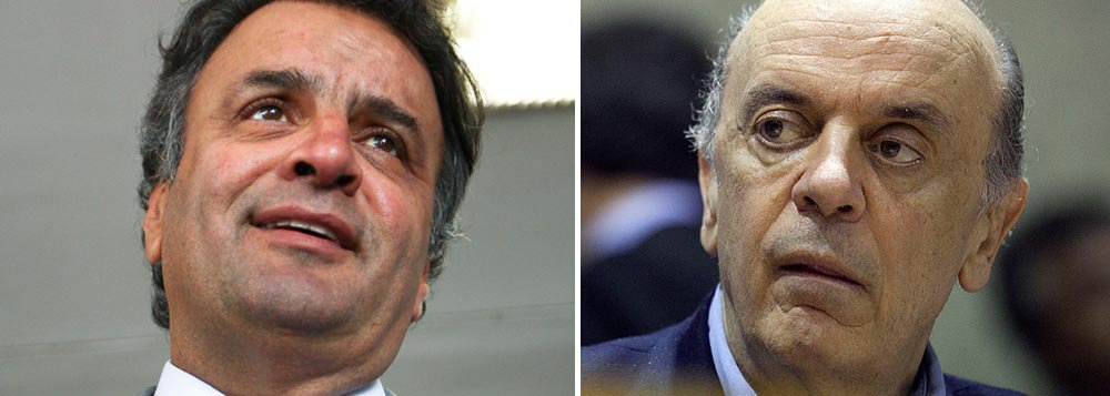 Ibope sobre 2014 mostra empate entre Aécio e Serra