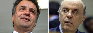 Ibope sobre 2014 mostra empate entre Aécio e Serra