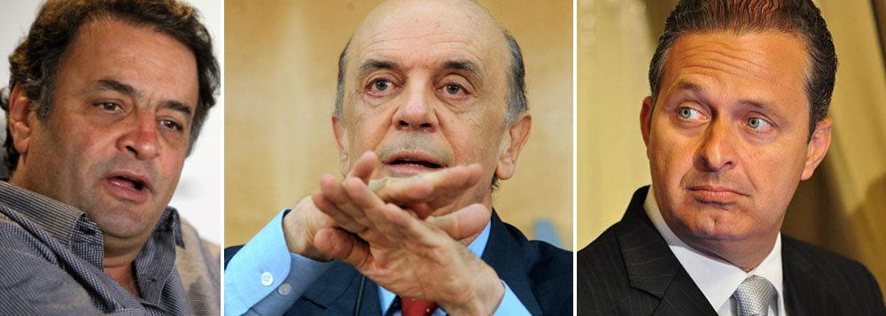 Encontro de Serra e Eduardo "assombra" Aécio