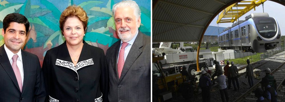 Wagner vai explicar maldição do metrô a Dilma