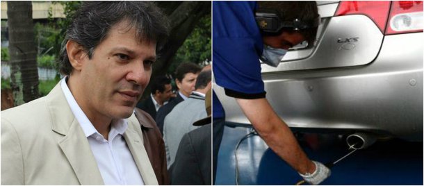 MP vai processar Haddad contra inspeção veicular