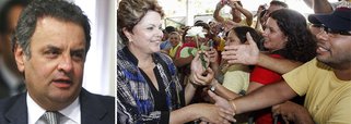 Aécio desdenha da popularidade da presidente
