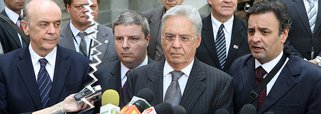 FHC e Aécio querem Serra fora do PSDB