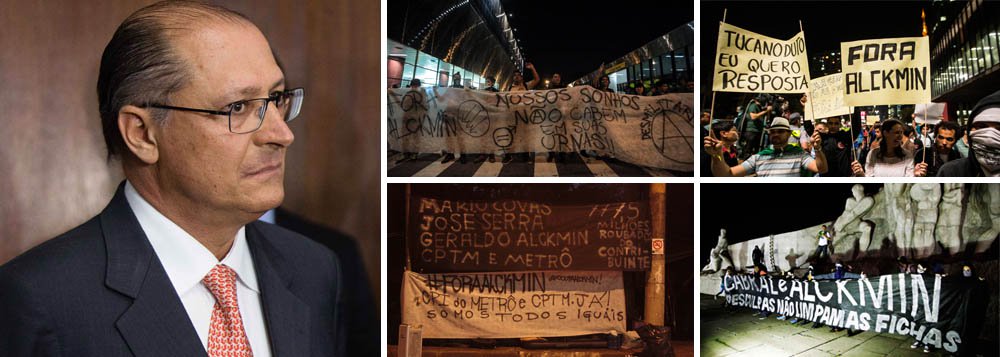 Tensão máxima em SP antes do 'Dia D' de Alckmin