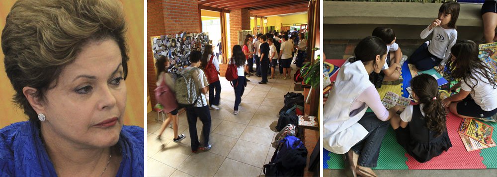 Mensalidade escolar é o novo alvo de Dilma