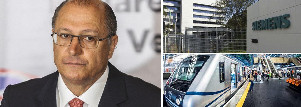 Alckmin processa Siemens e exige dinheiro de volta