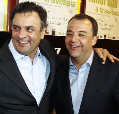 Merval: Aécio aposta em aliança com Cabral