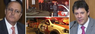 Alckmin e Haddad põem mais policiais nas ruas