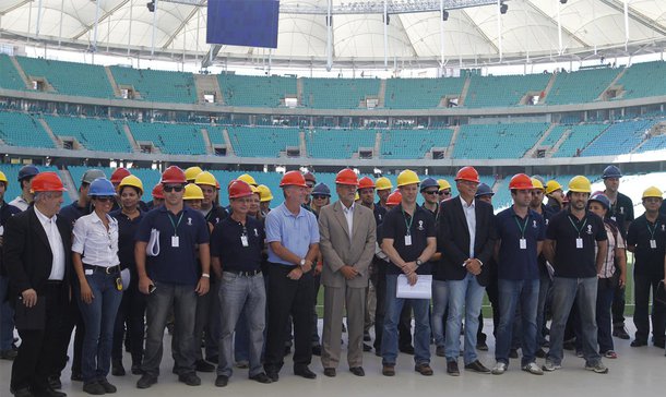 Arena Fonte Nova passa por última inspeção