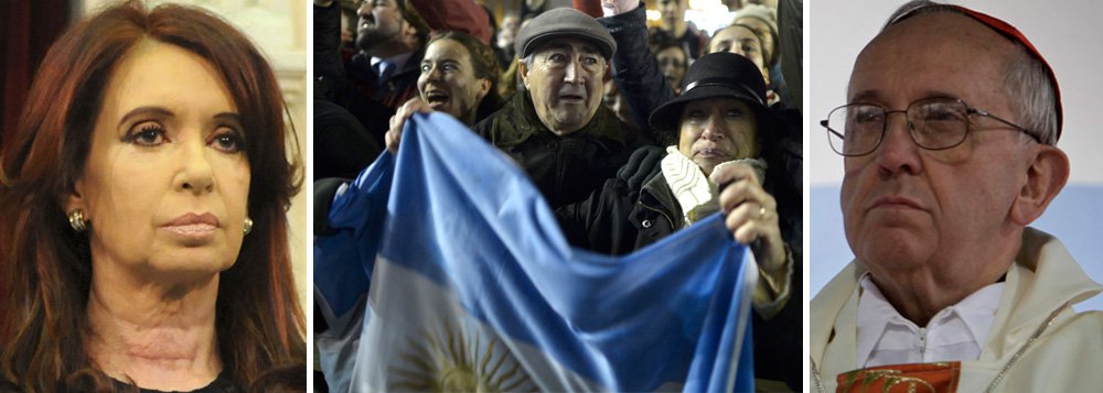 Com histórico de atritos, Cristina saúda novo papa