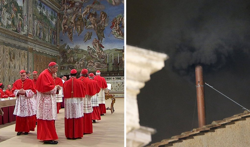 Primeiro dia de votação não define novo papa