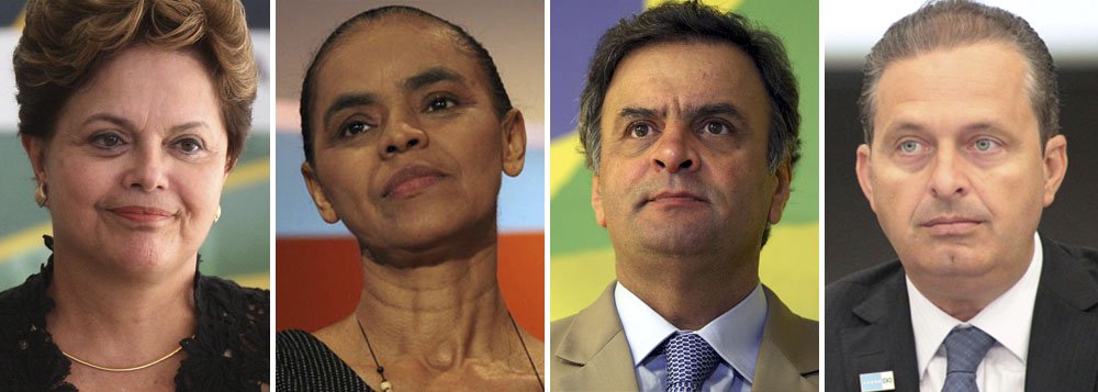Dilma e Marina sobem em pesquisa Datafolha