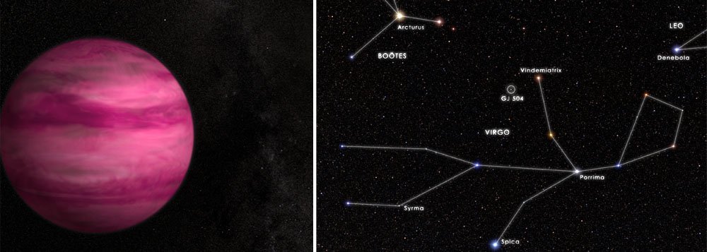 Nasa divulga imagens de planeta recém-descoberto