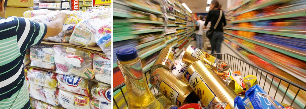 Queda na cesta básica fura pessimismo de inflação