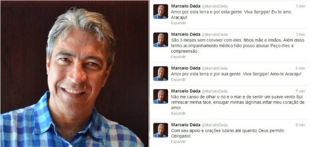 Déda volta a Sergipe: "amo esta terra e esta gente"