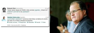 Geddel ao 247 sobre 'queda' da Caixa: "Conversa mole"
