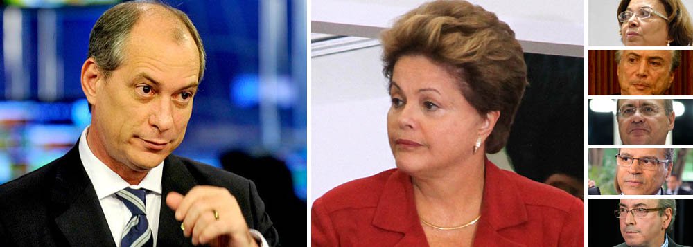 Para Ciro, Dilma está cercada de "incapazes"