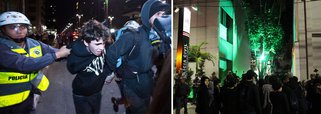 Protesto contra Alckmin acaba em 13 prisões
