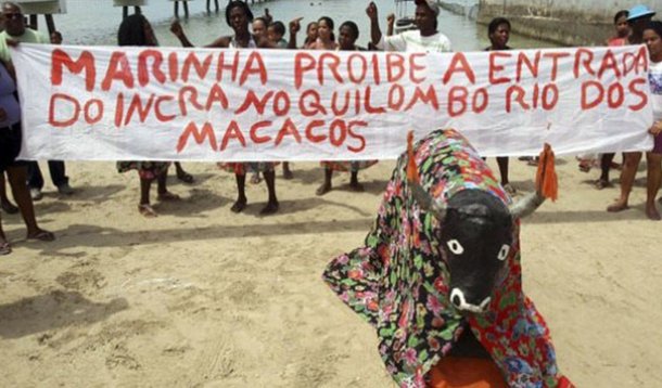 Quilombolas acusam Marinha de violência física