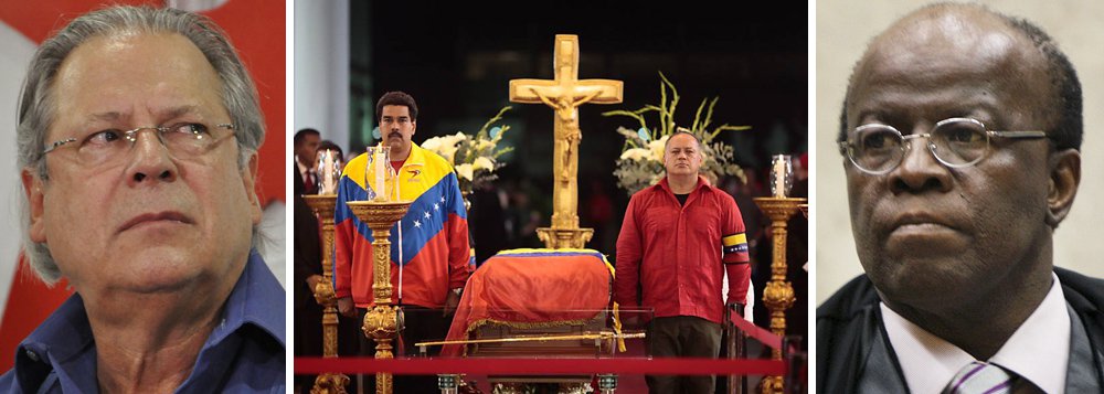 Barbosa nega pedido de Dirceu para ir a Caracas