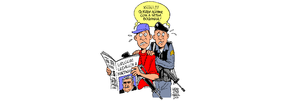 A legalização da maconha no Uruguai...