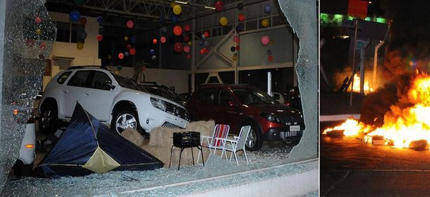 Protesto na Capital acaba em vandalismo e arruaça