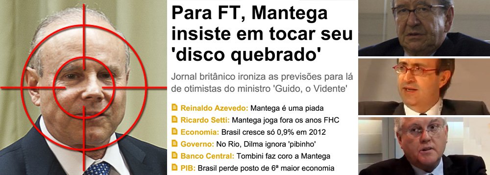 Abril coloca Mantega na marca do pênalti