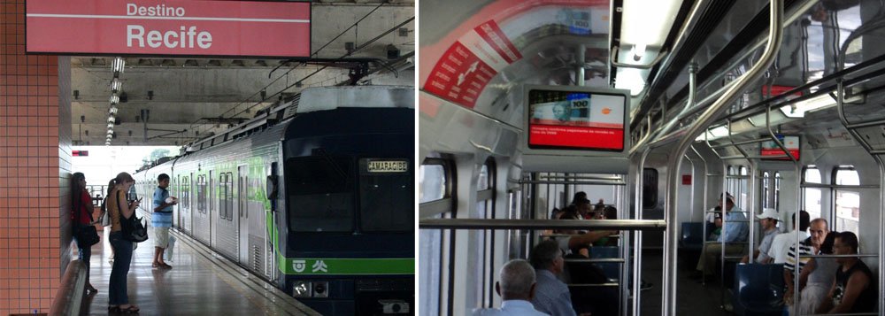 Metroviários ameaçam parar no Recife