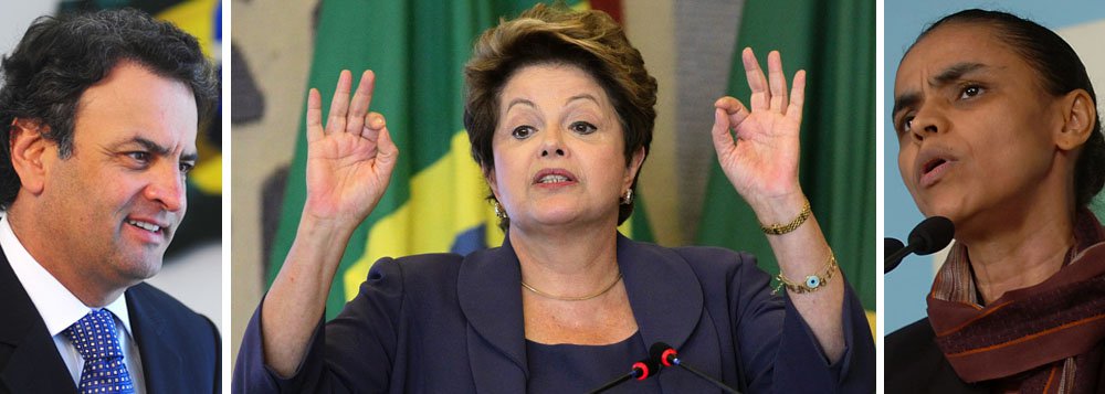 Avanço de Aécio e Marina preocupa o Planalto