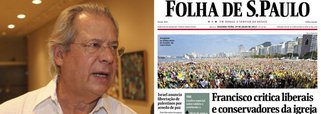 Dirceu ironiza proposta da Folha para mídias sociais