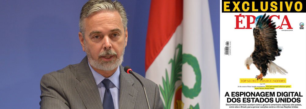 Patriota minimiza denúncia de espionagem dos EUA