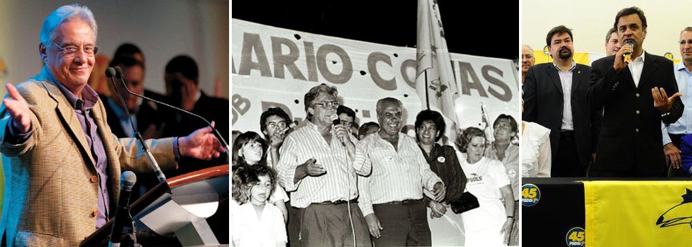 Por Aécio, FHC resgata discurso de Covas em 89