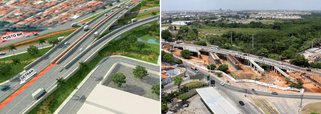 Duplicação do viaduto do Detran será concluída em três meses