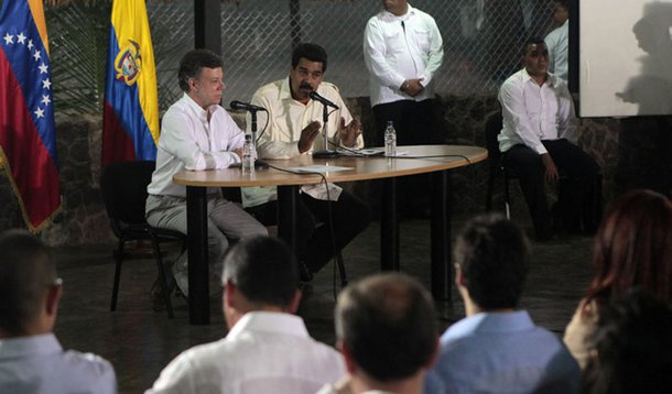 Santos e Maduro reafirmam relações entre seus países