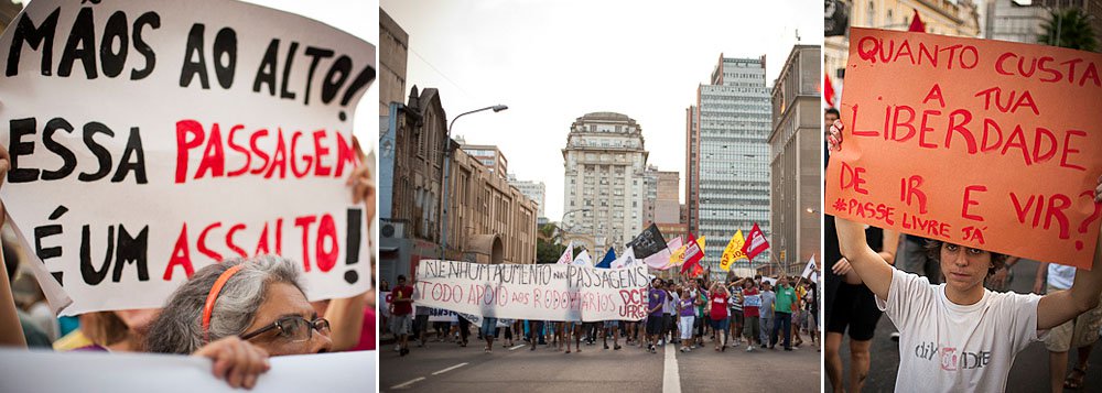 Novo protesto contra aumento da passagem