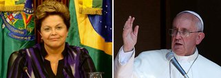 Dilma quer parceria com Vaticano contra a pobreza