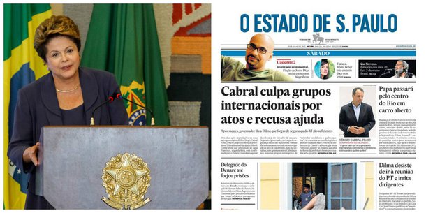 Estadão não lê Estadão e critica Dilma