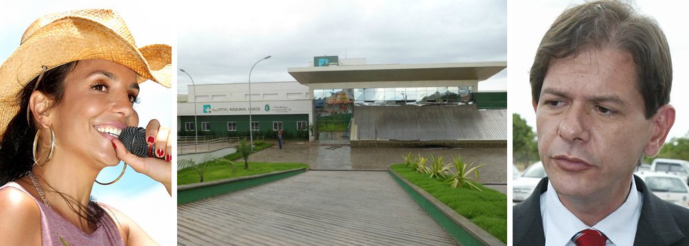 Parte de hospital desaba, mas Ivete levou R$ 650 mil