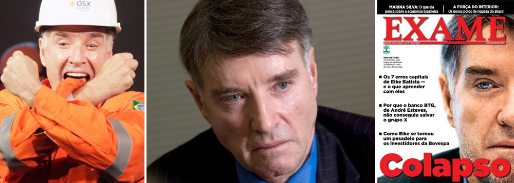 Eike se diz vítima e sugere que foi enganado