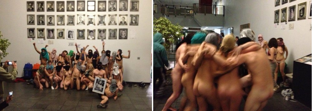 Câmara vai "apurar com firmeza" manifestantes nus