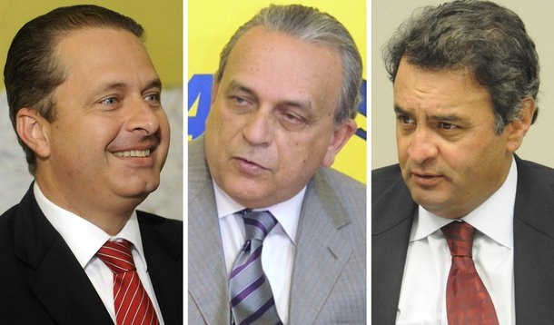 Guerra dá Campos como candidato e cobra Aécio