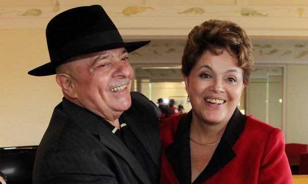 Dilma e Lula festejam 10 anos de governo do PT em Salvador