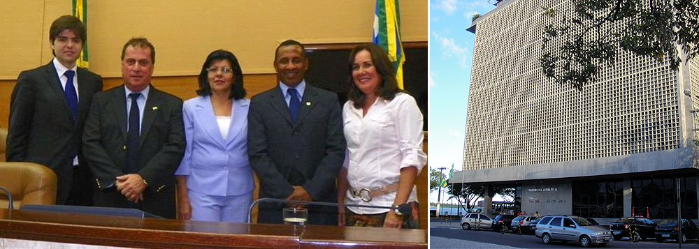 Um ano após romper com Déda, Mesa Diretora, da base de Amorim, toma posse