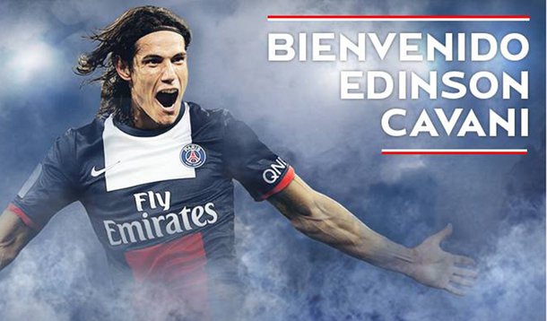 PSG contrata atacante uruguaio Cavani