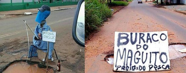 Capital e Aparecida se rendem aos buracos 