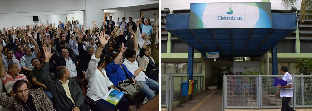 Funcionários da Eletrobras entram em greve