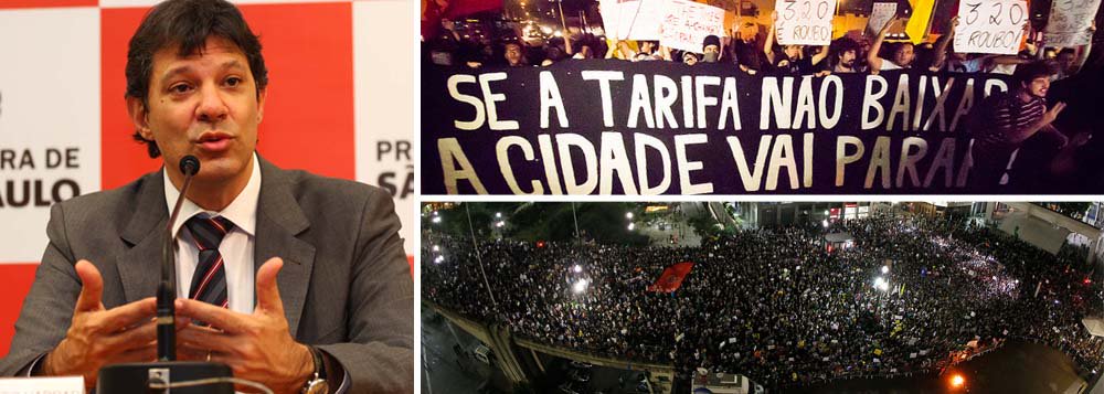 Haddad: Repressão policial foi estopim dos protestos
