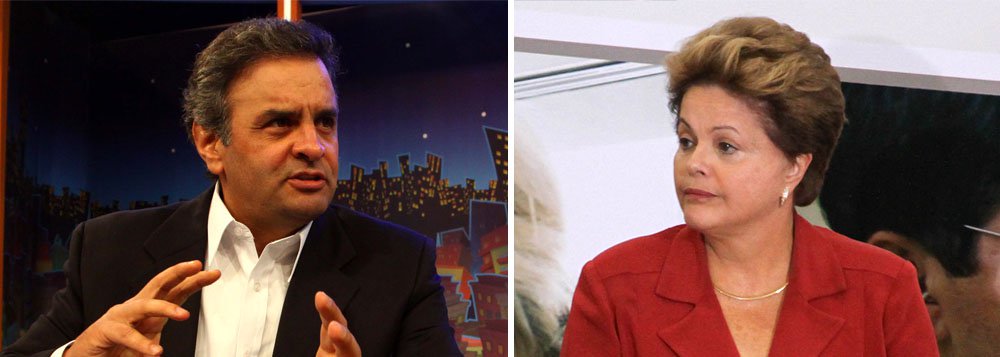 Aécio diz que PT é o maior problema de Dilma