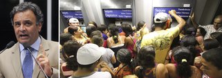 Aécio cobra governo pelo caso Bolsa Família