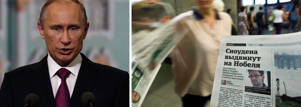 Putin: Snowden deve parar "atividade política" contra EUA